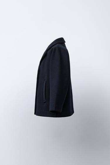 COAT - Navy blue by Zara - Image 2