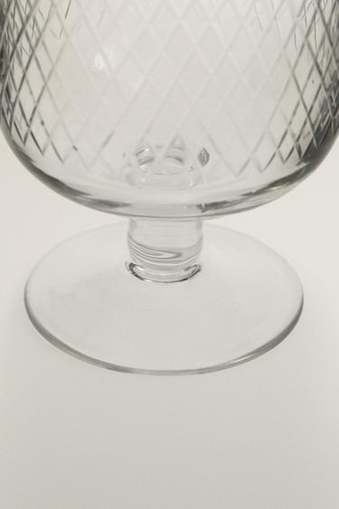 ENGRAVED WINE GLASS - Transparent by Zara - Image 3