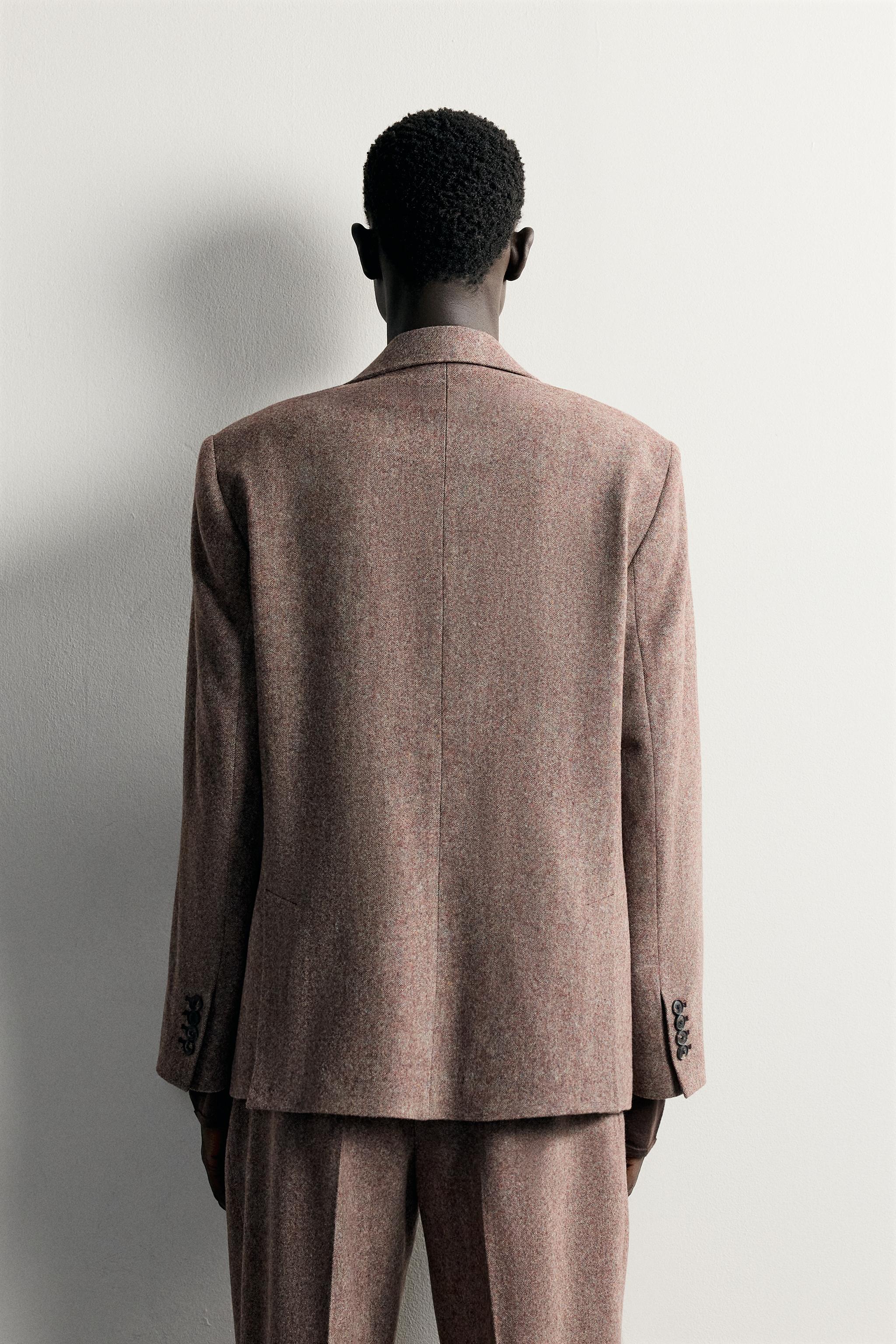 100% WOOL SUIT BLAZER
