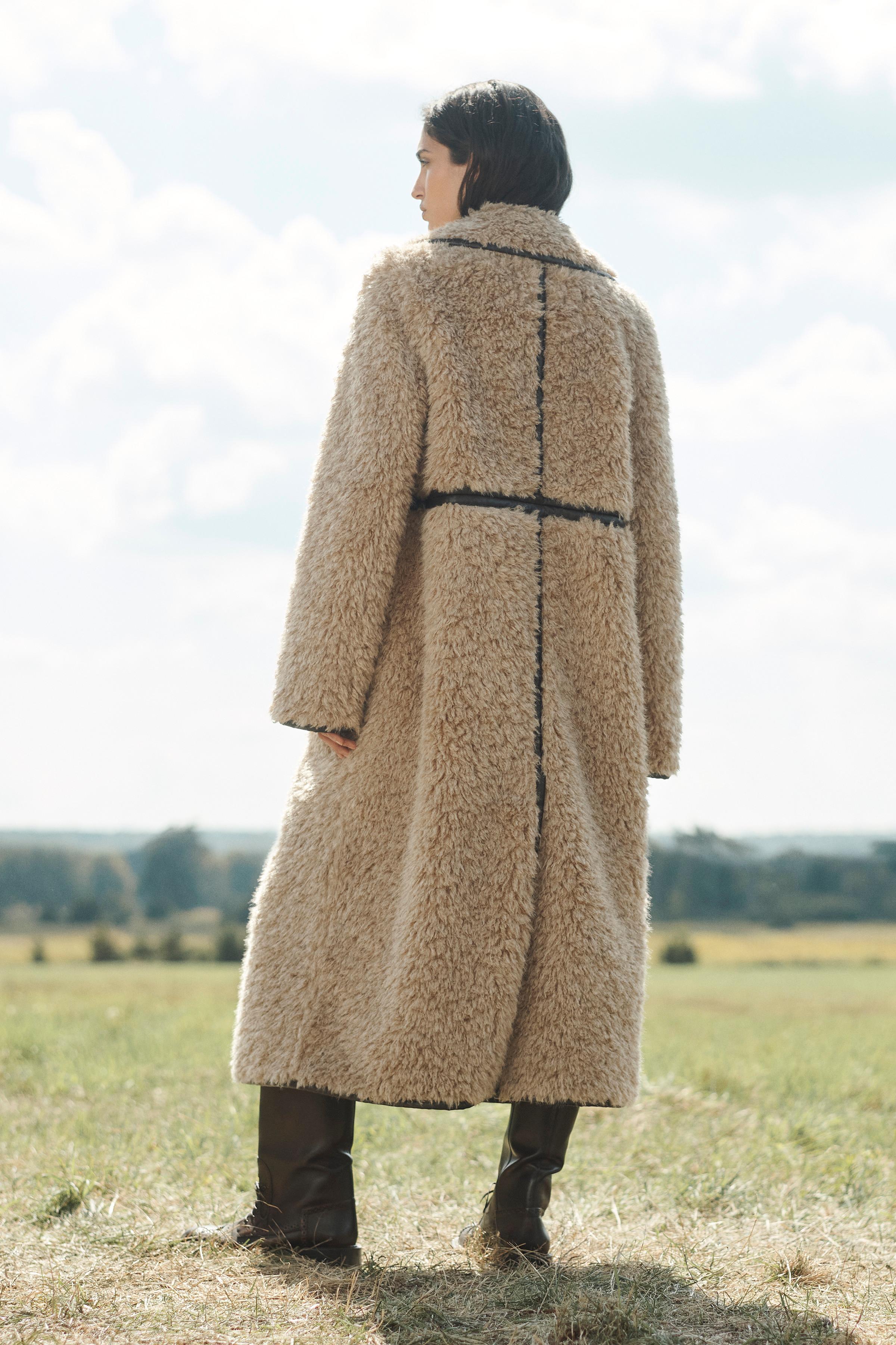 MANTEAU LONG MOUTONNÉ ÉDITION LIMITÉE
