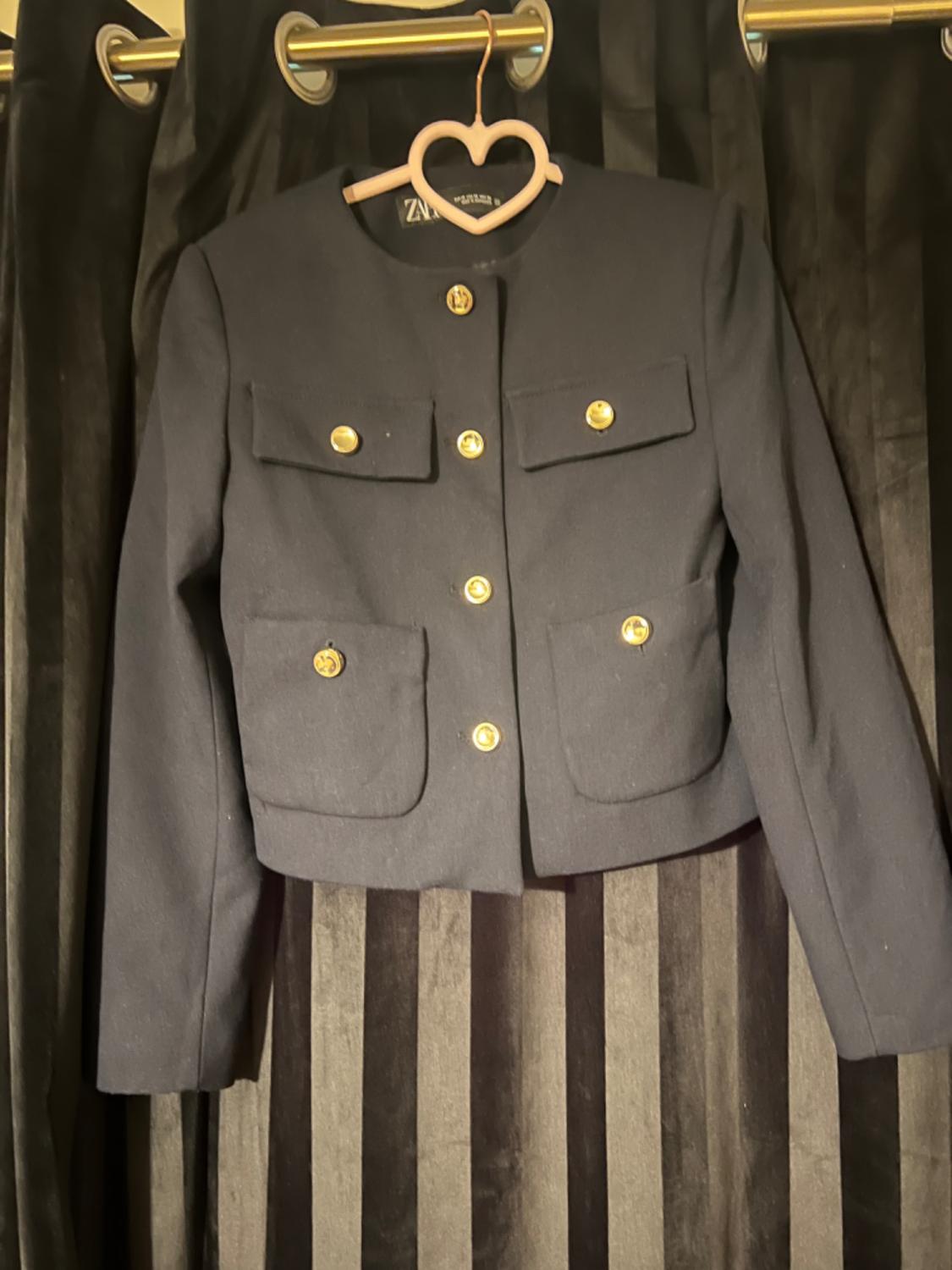 CROPPED JACKET WITH FLAPS - Image 3