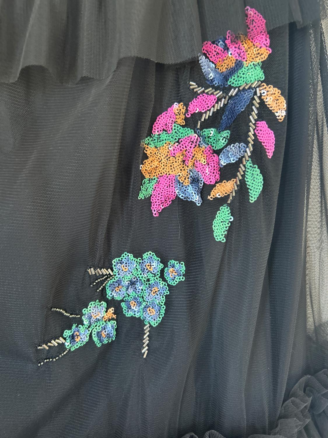 EMBROIDERED TULLE SKIRT - Image 5