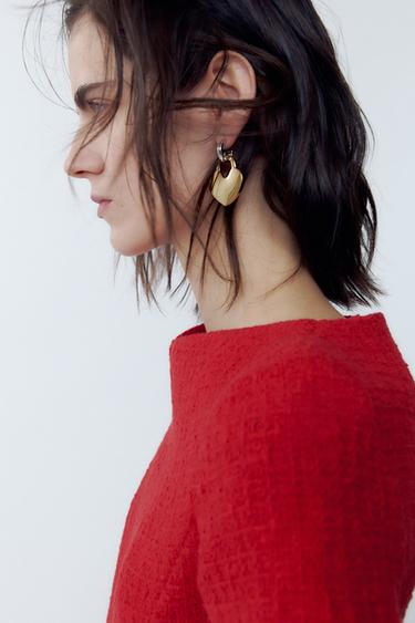 PENDIENTES CANDADO COMBINADO - Oro / Plata de Zara