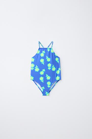 2-6 YEARS / FLORAL SWIMSUIT - Bluish by Zara - Image 0