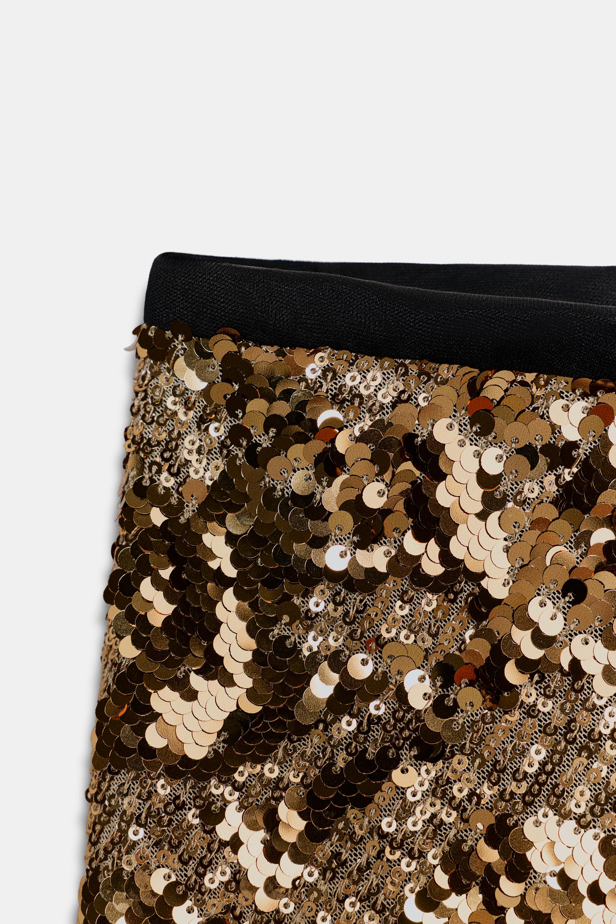 SEQUIN MINI SKIRT