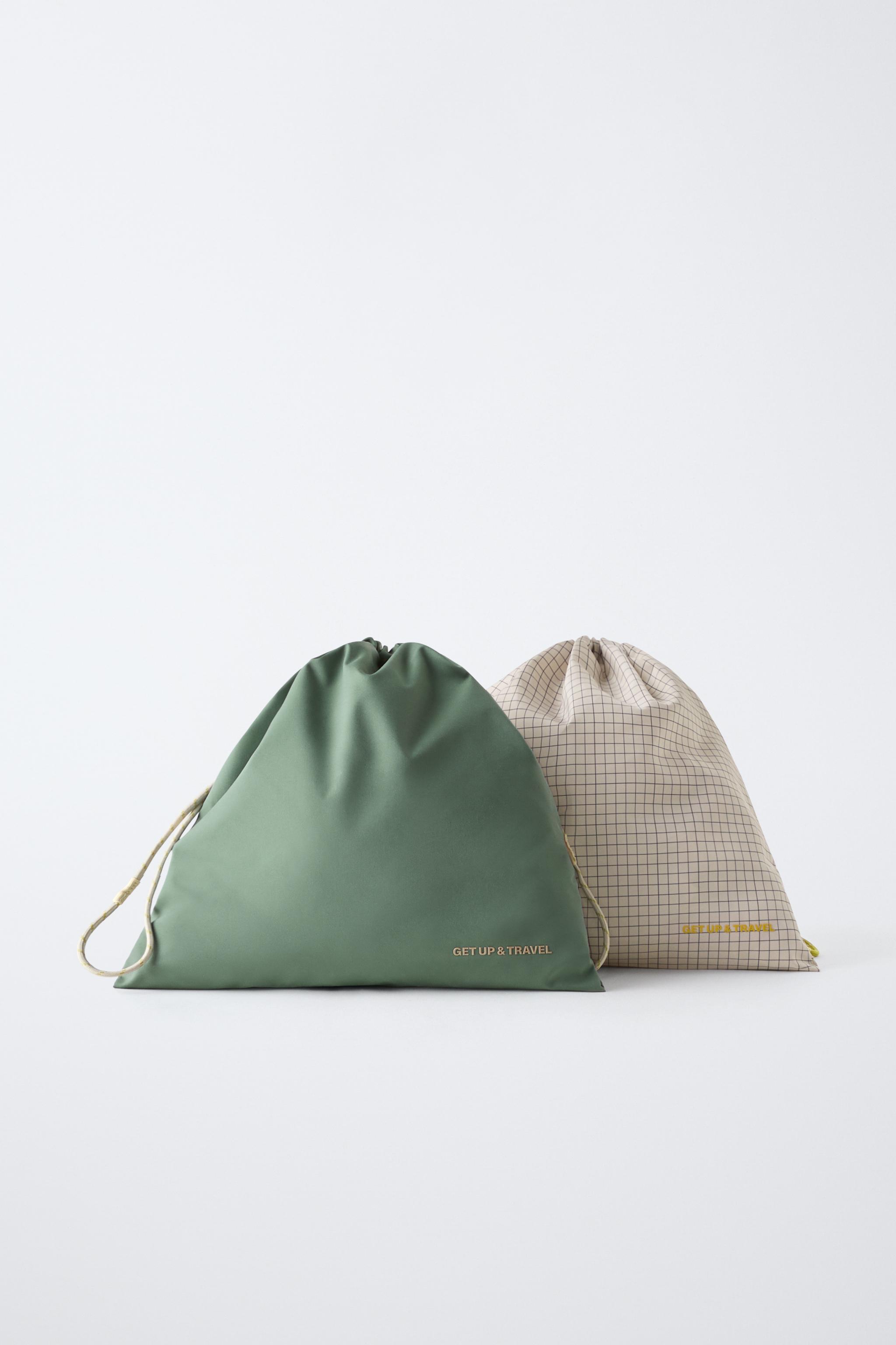 PACK OF TRAVEL BAGS - Green | ZARA United States PACK OF TRAVEL BAGS - Green | ZARA United States
