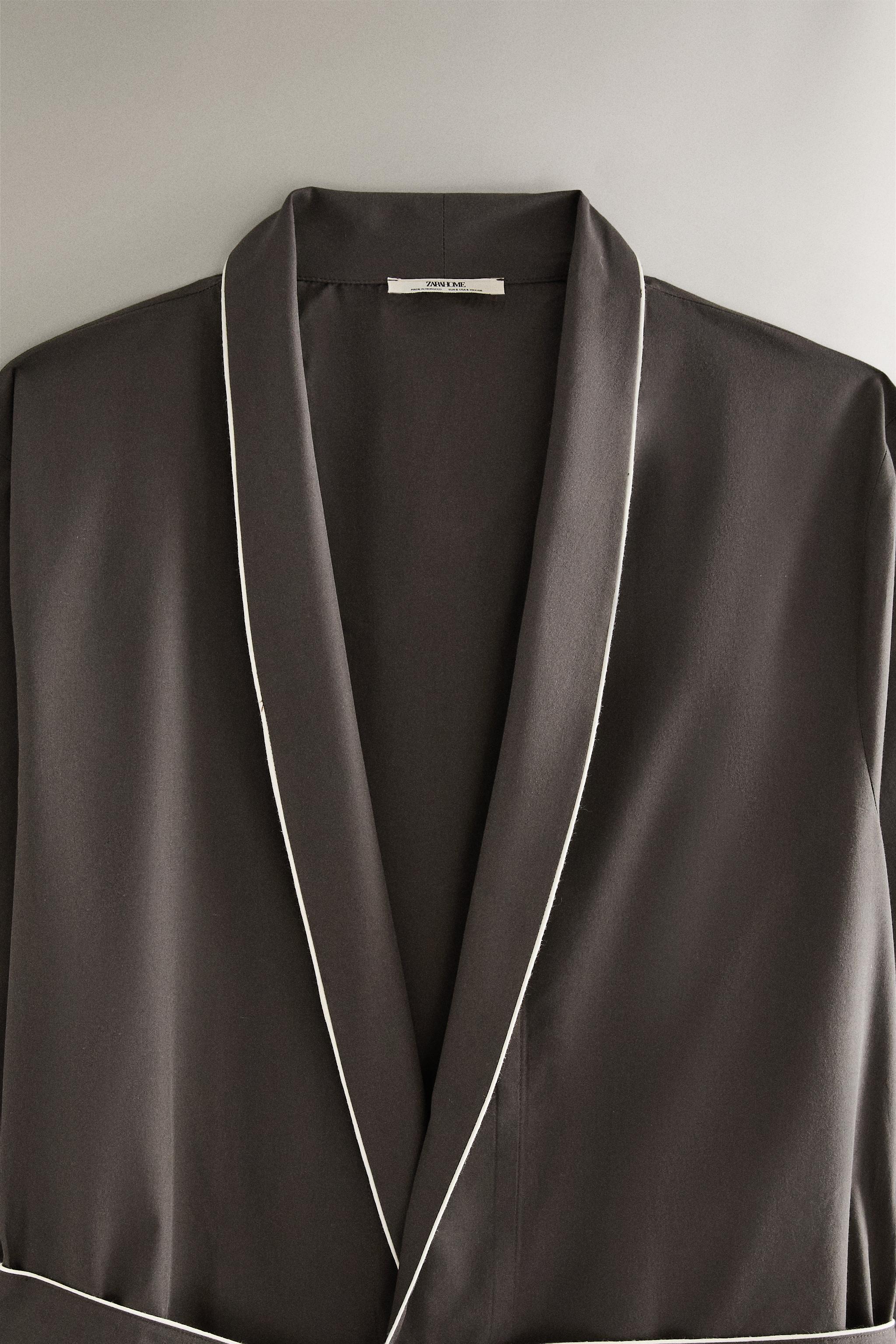 POPLIN DRESSING GOWN