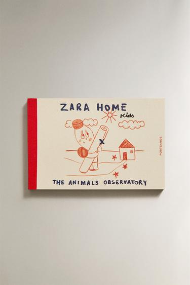 Zara LIMONCELLA X THE ANIMALS OBSERVATORY POSTCARD NOTEBOOK - Multicolored - Image 0