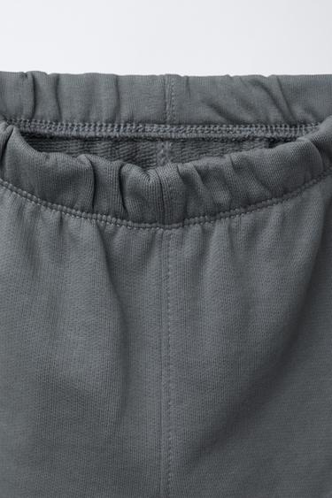 LABEL JOGGER SWEATSHIRT AND TROUSERS SET - Dark grey by Zara - Image 3