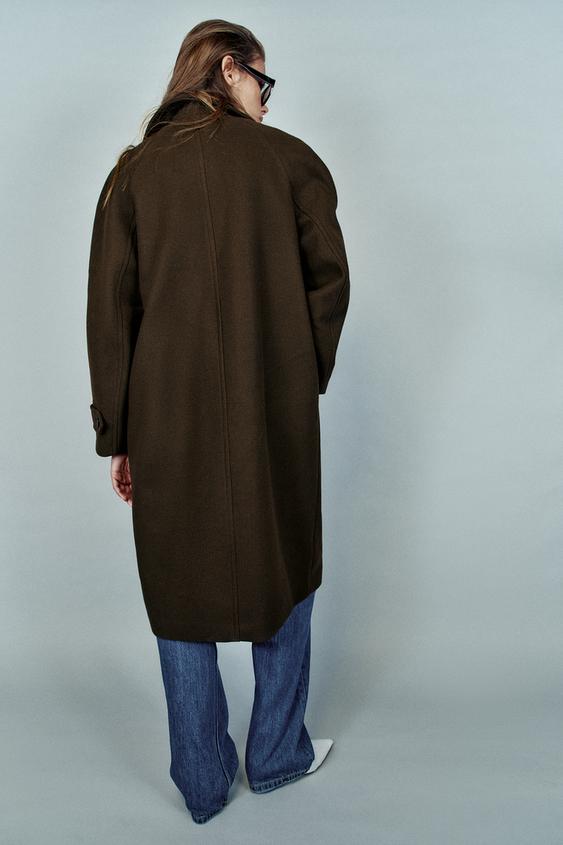 SOFT oversize COAT - Brown by Zara - Image 6