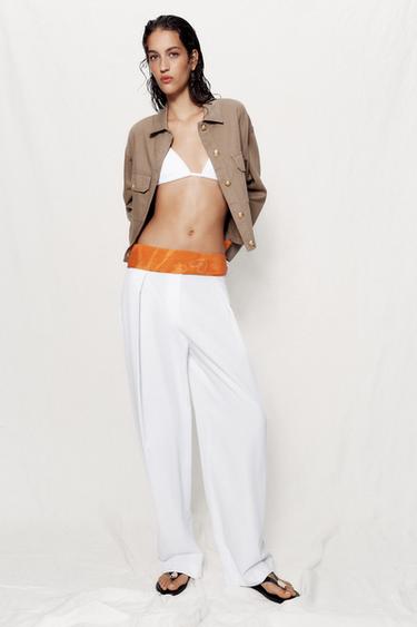 BLOUSON À BOUTONS DORÉS - Marron clair de Zara