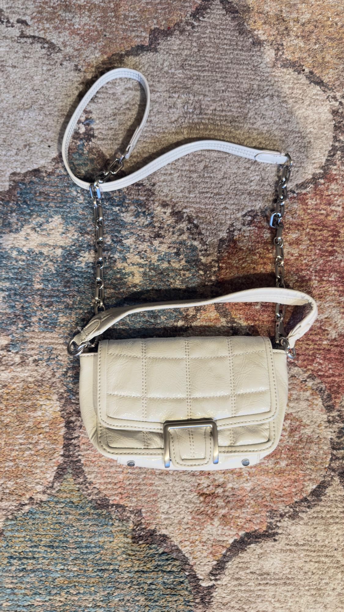 QUILTED BUCKLE CROSSBODY BAG - Image 2