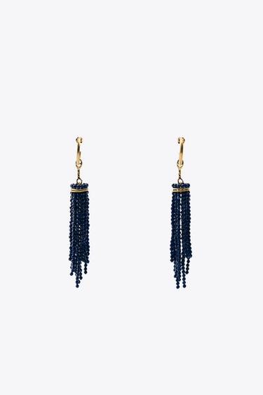 BOUCLES D'OREILLES CASCADE FANTAISIE - Doré de Zara - Image 2