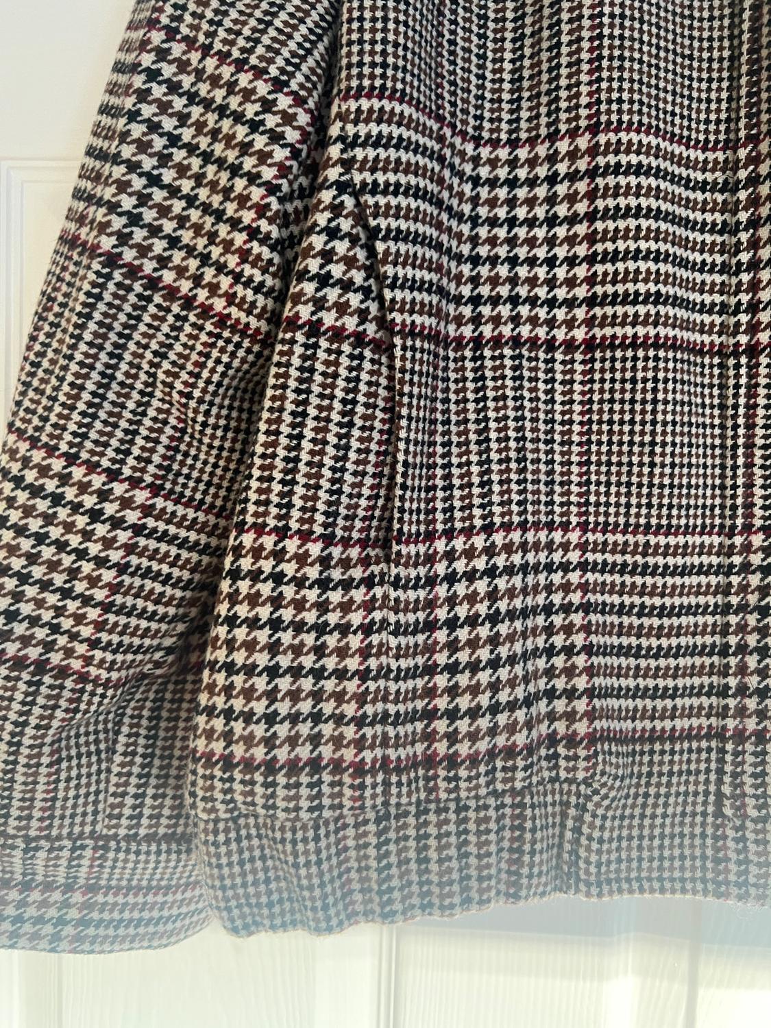 CHECKED WOOL BLEND BOMBER JACKET - ZW COLLECTION - Image 4