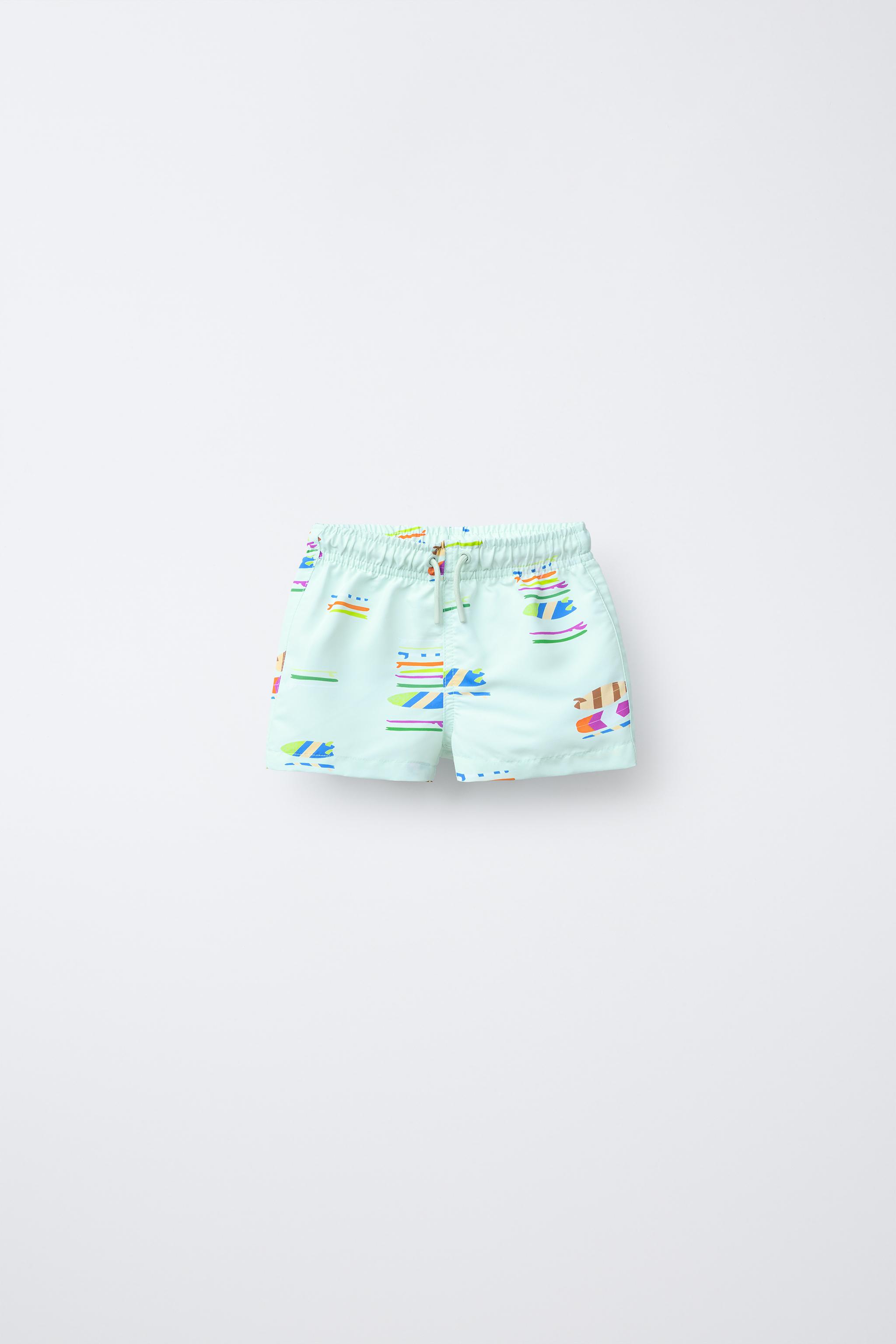 2-6 YEARS/ SURF SWIM SHORTS - Aquamarine | ZARA United States