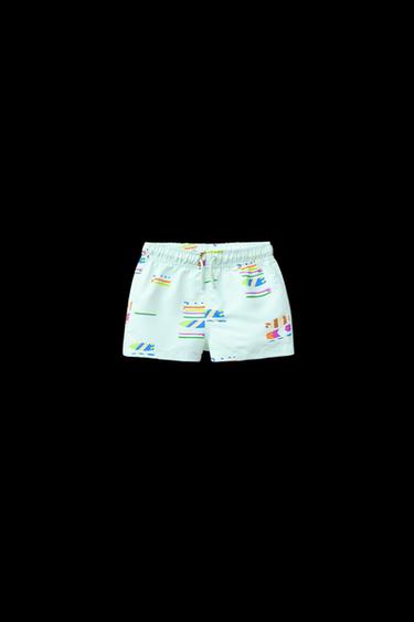 Zara 2-6 YEARS/ SURF SWIM SHORTS - Aquamarine - Image 0