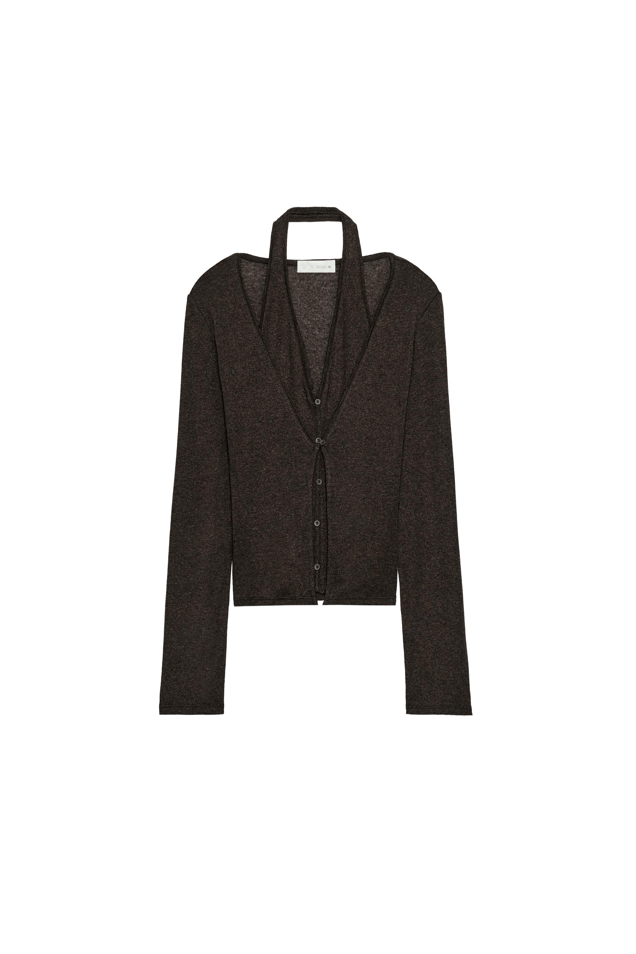 TOP GILET EFFET DOUBLE