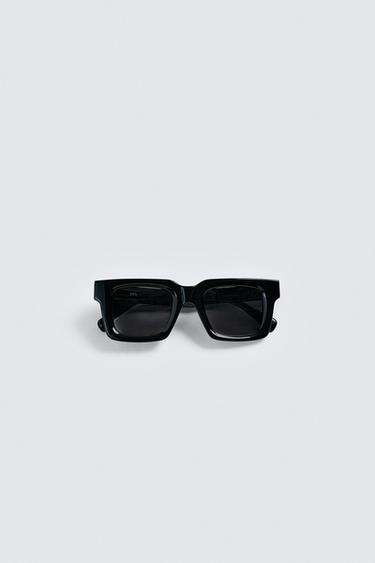 Zara RECTANGULAR SUNGLASSES - Black