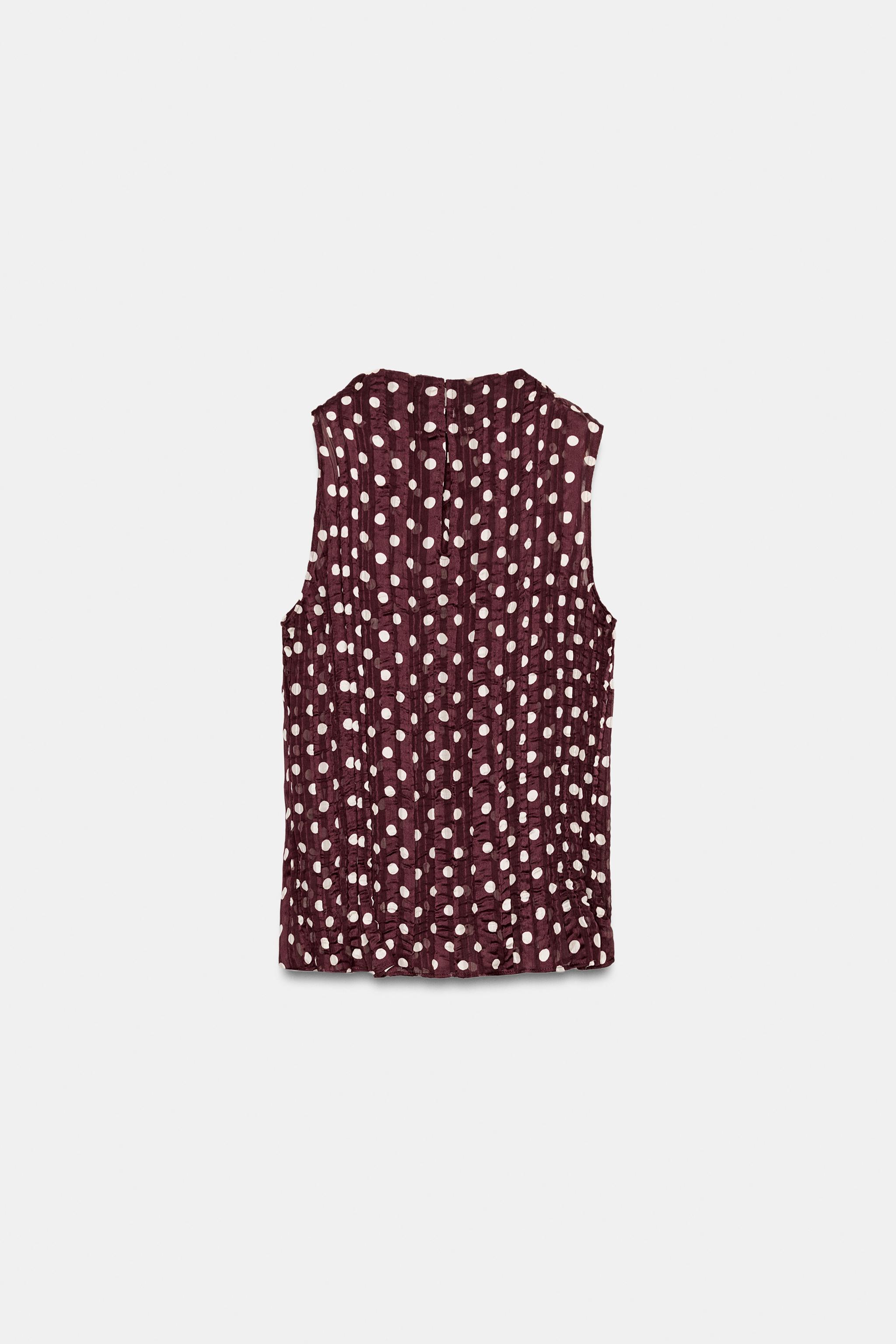 BLOUSE À POIS