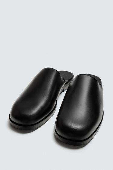SABOTS EN CUIR ÉDITION LIMITÉE - Noir de Zara - Image 4
