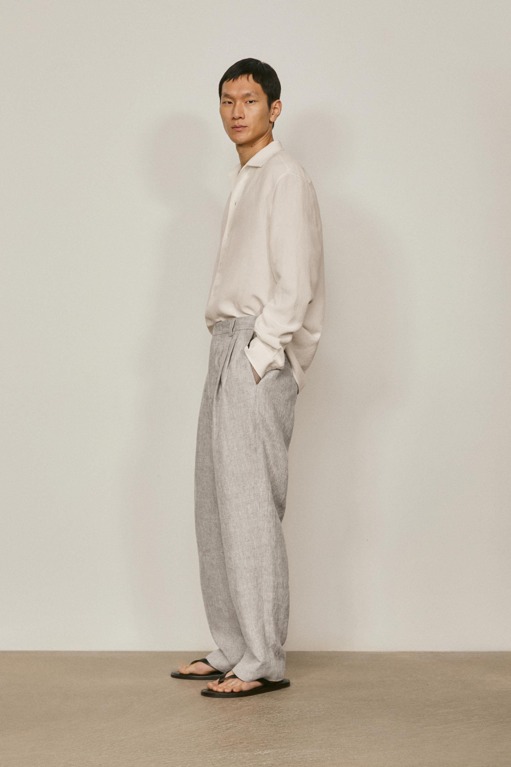 Pantalon en lin total look - LIMITED EDITION