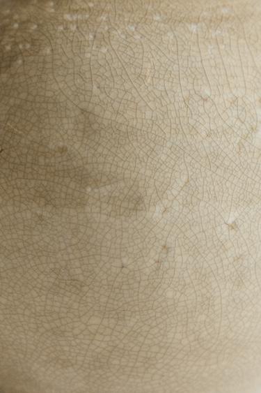 CRACKED CERAMIC VASE - White by Zara - Image 3