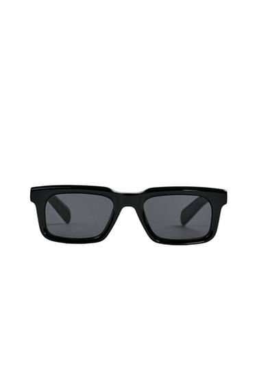LIMITED EDITION RECTANGULAR SUNGLASSES - Black by Zara