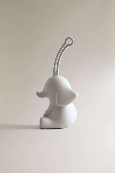 CHILDREN’S ELEPHANT DUMMY HOLDER - Grey by Zara - Image 0