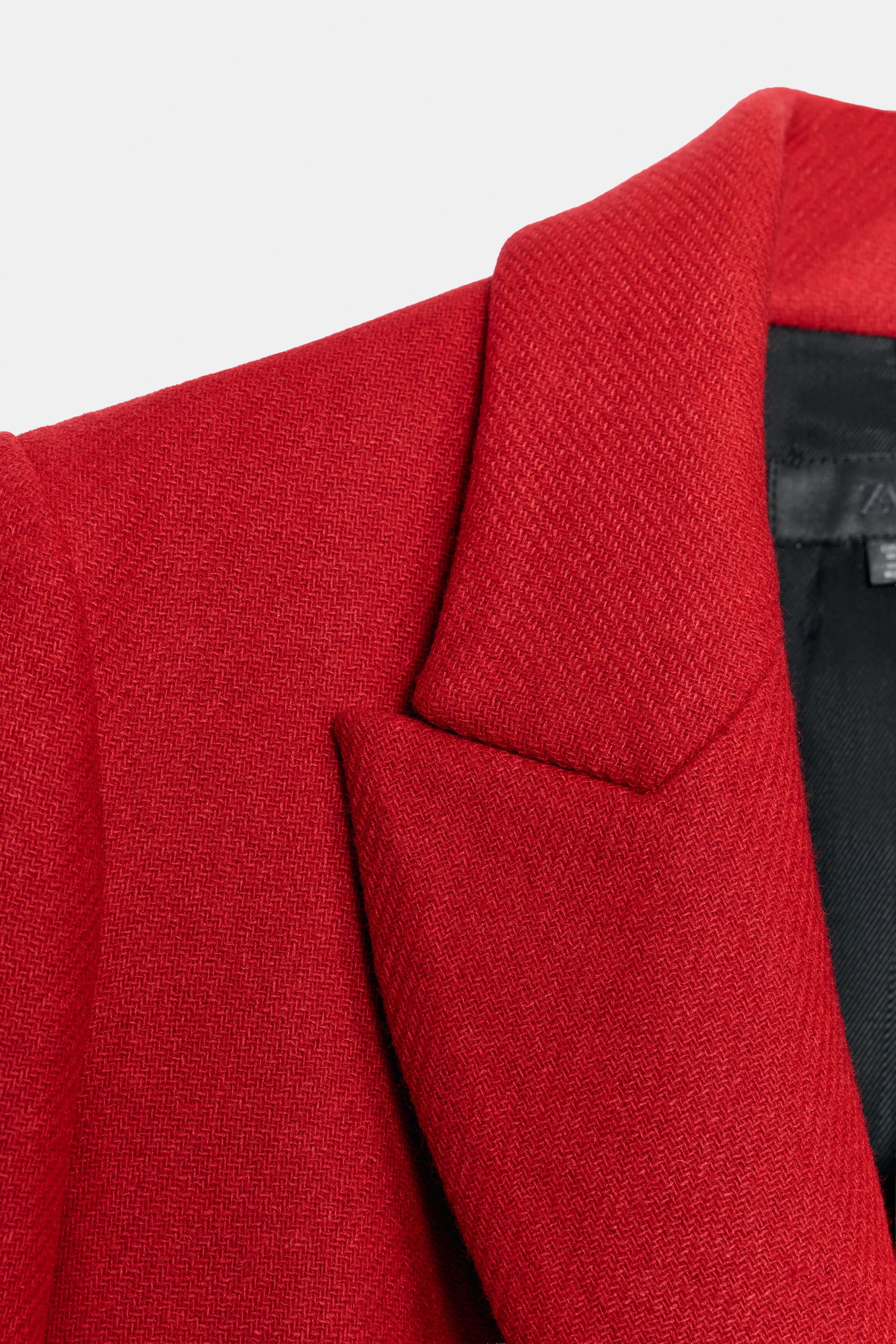 MANTEAU LONG AVEC LAINE ET ÉPAULETTES
