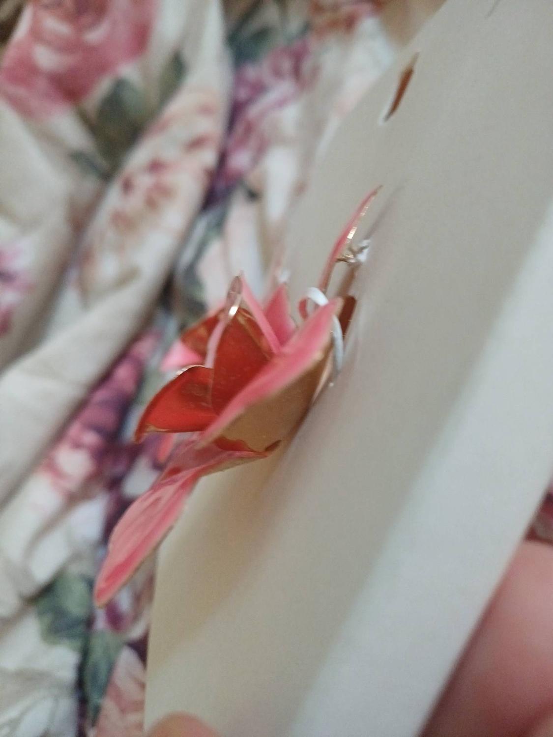 MAXI ENAMELLED FLOWER EARRINGS - Image 5