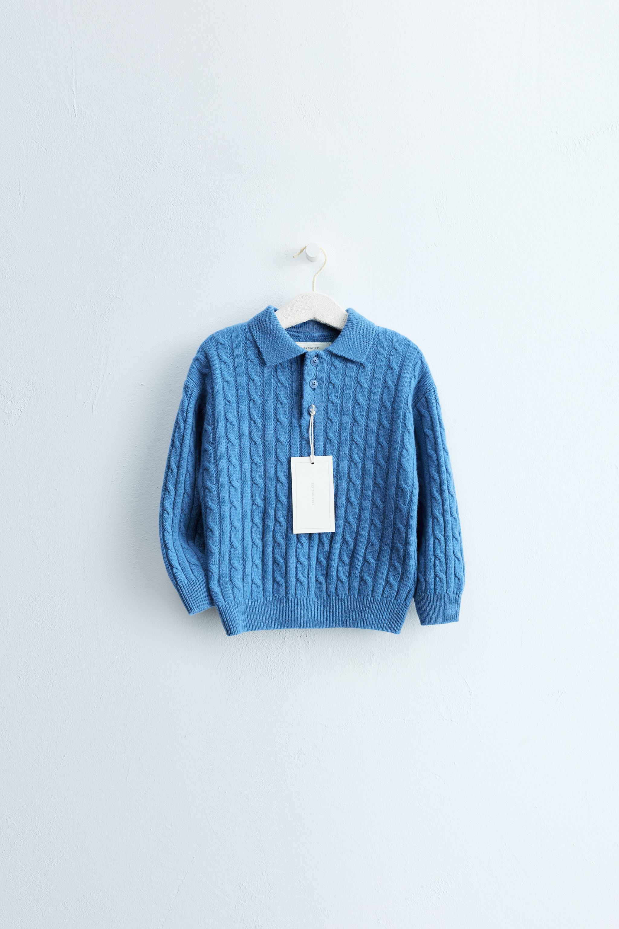 ZARA TIMELESS - 100% WOOL POLO KNIT JUMPER