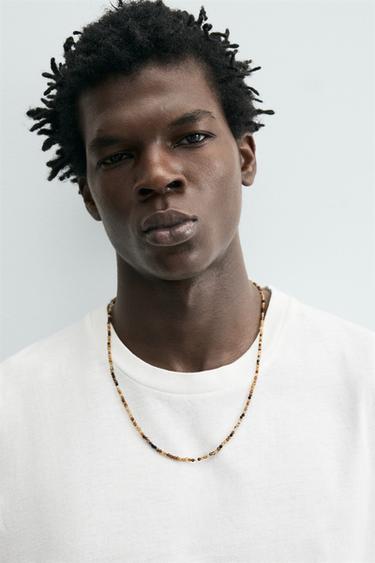 CHAÎNE FANTAISIE PIERRE - Marron de Zara - Image 0