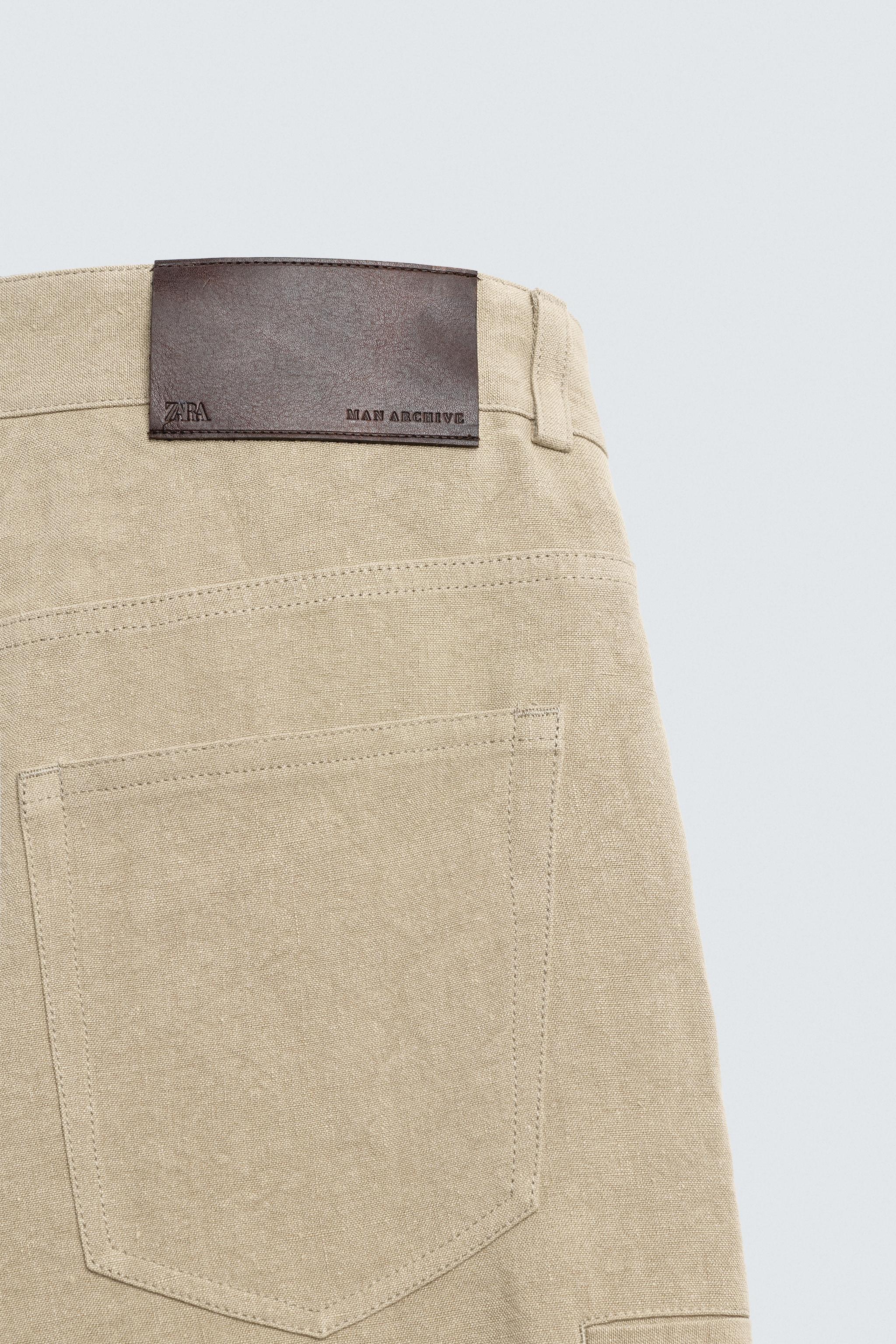 100% LINEN BALLOON FIT PANTS