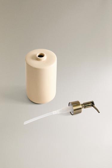 SHINY SOAP DISPENSER - Beige by Zara - Image 4