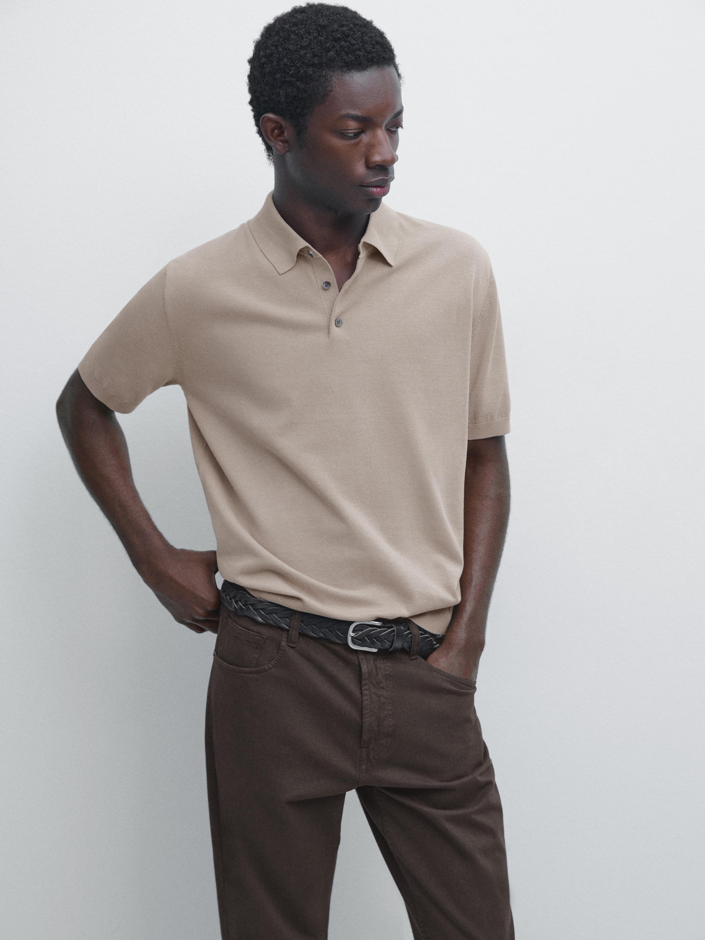Polo en maille de coton