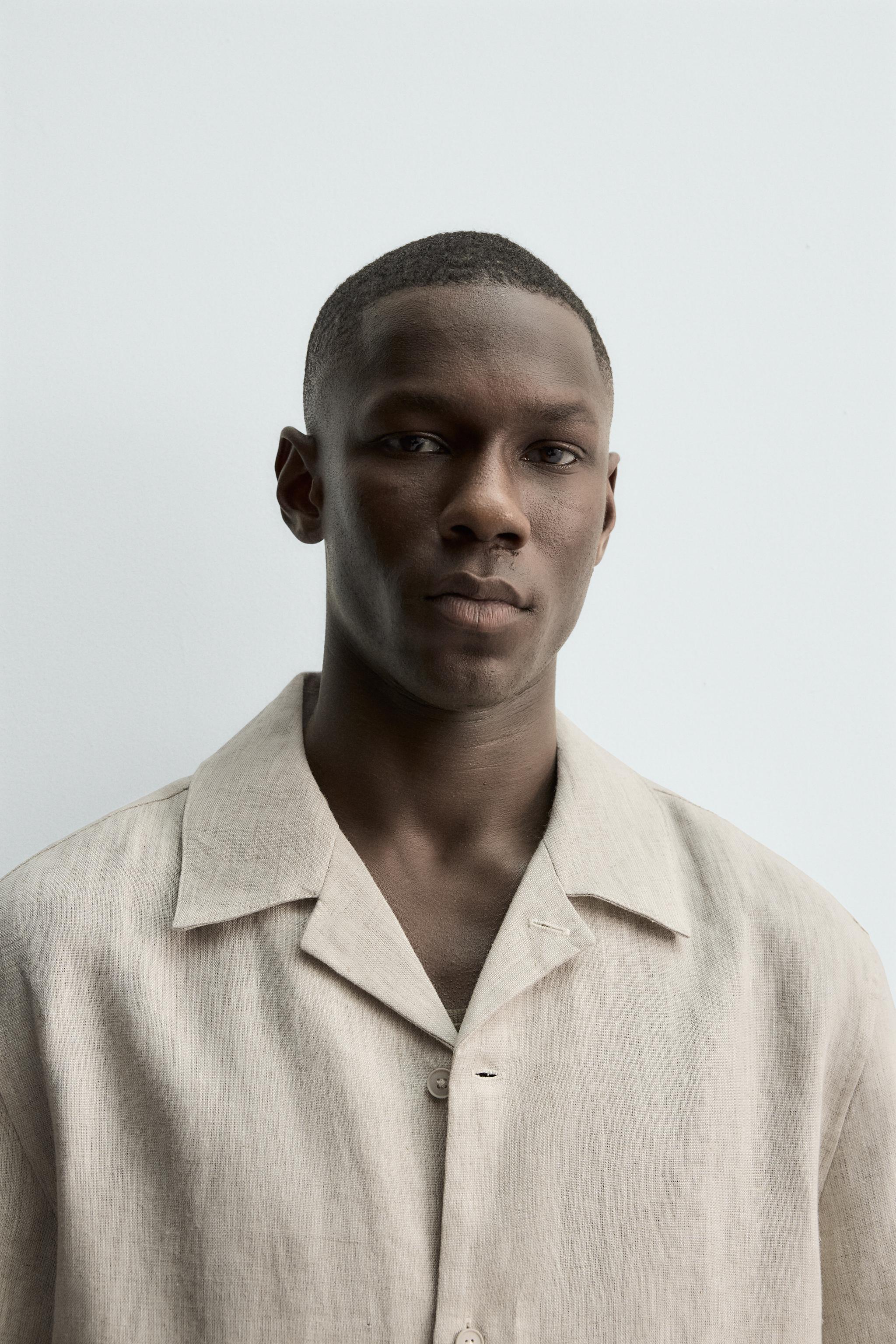 %100 KETEN RELAXED FIT GÖMLEK