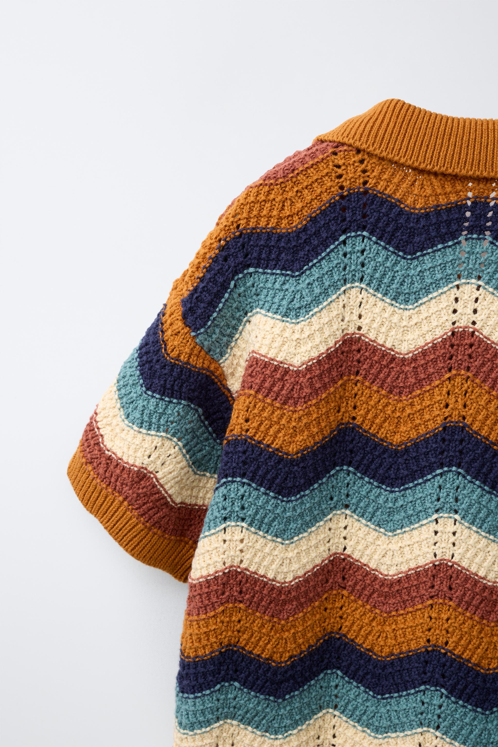 CROCHET KNIT SHIRT