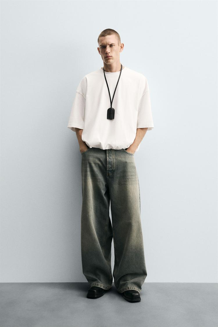 CAMISETA RELAXED FIT VOLUMEN LIMITED EDITION Blanco ZARA Chile