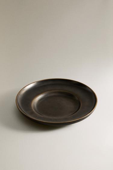 BRASS CENTERPIECE I COLIN KING - Black gold by Zara - Image 1