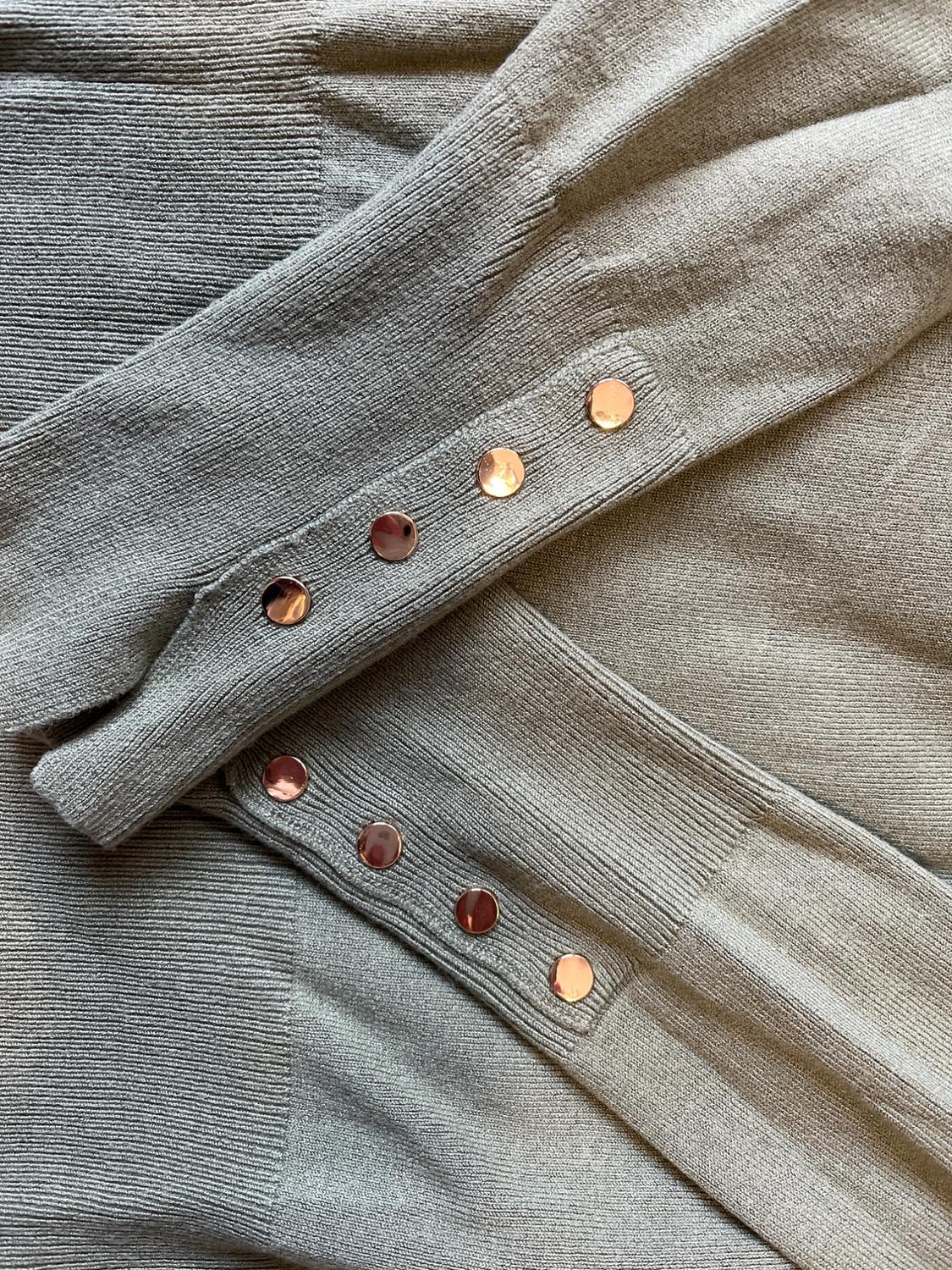 BASIC PLAIN KNIT SWEATER - Image 2