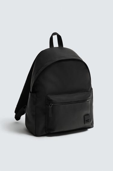 RUBBERISED BACKPACK - Black by Zara - Image 4