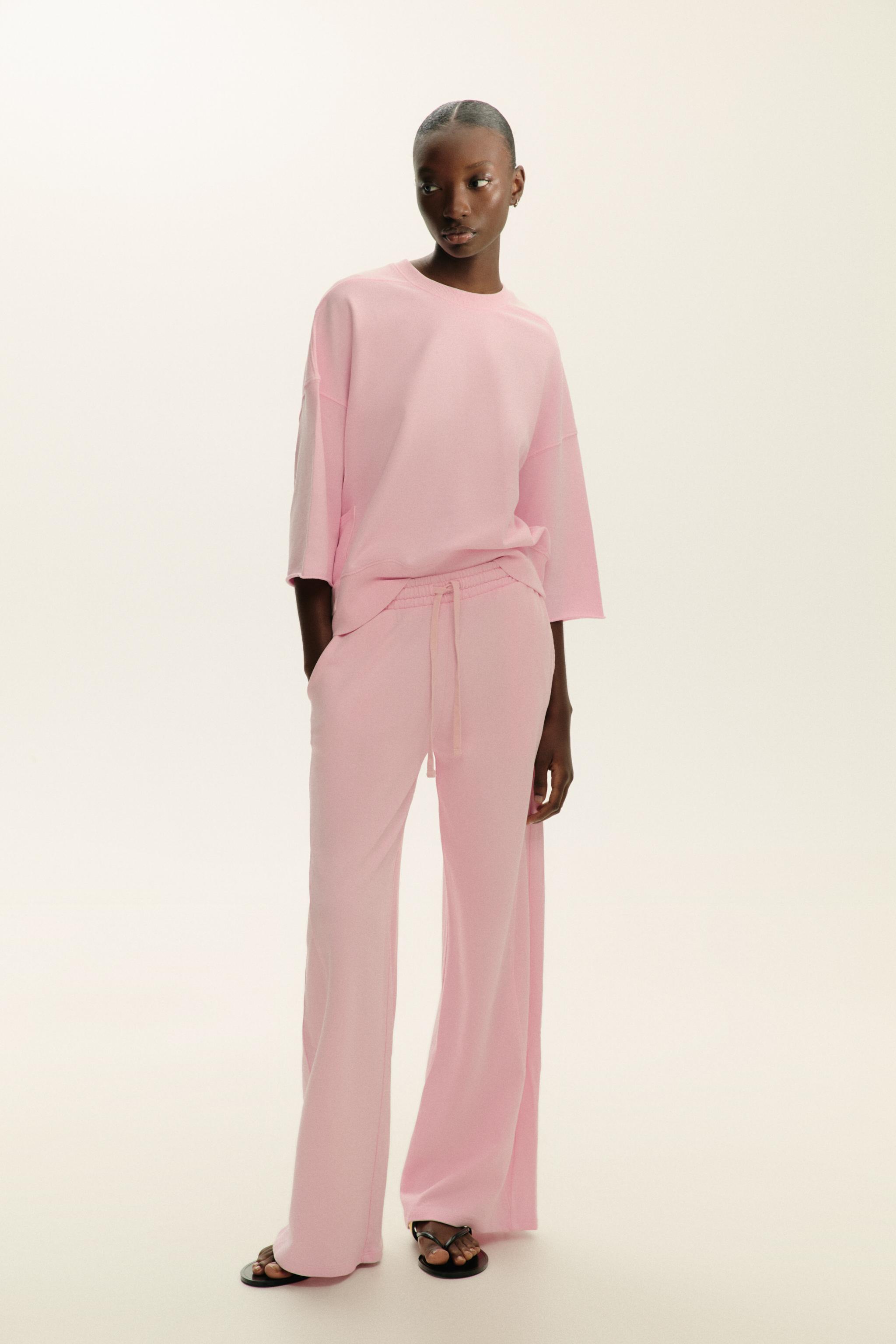 Pink Tornado ピンクトルネード　パンツ　レディース　L レディースピンクパンツ | ZARA 日本