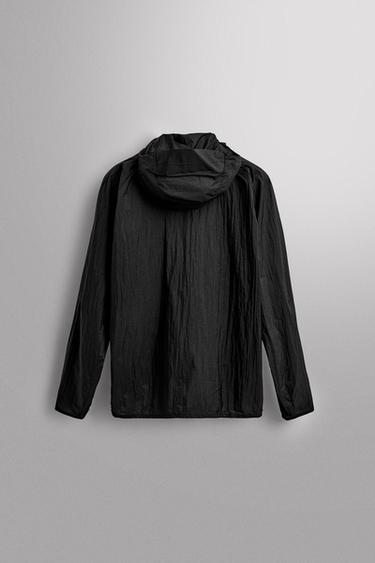 WINDBREAKER JACKET - Black by Zara - Image 6