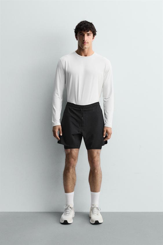 2-IN-1 TRAINING SHORTS - Black by Zara - Image 0