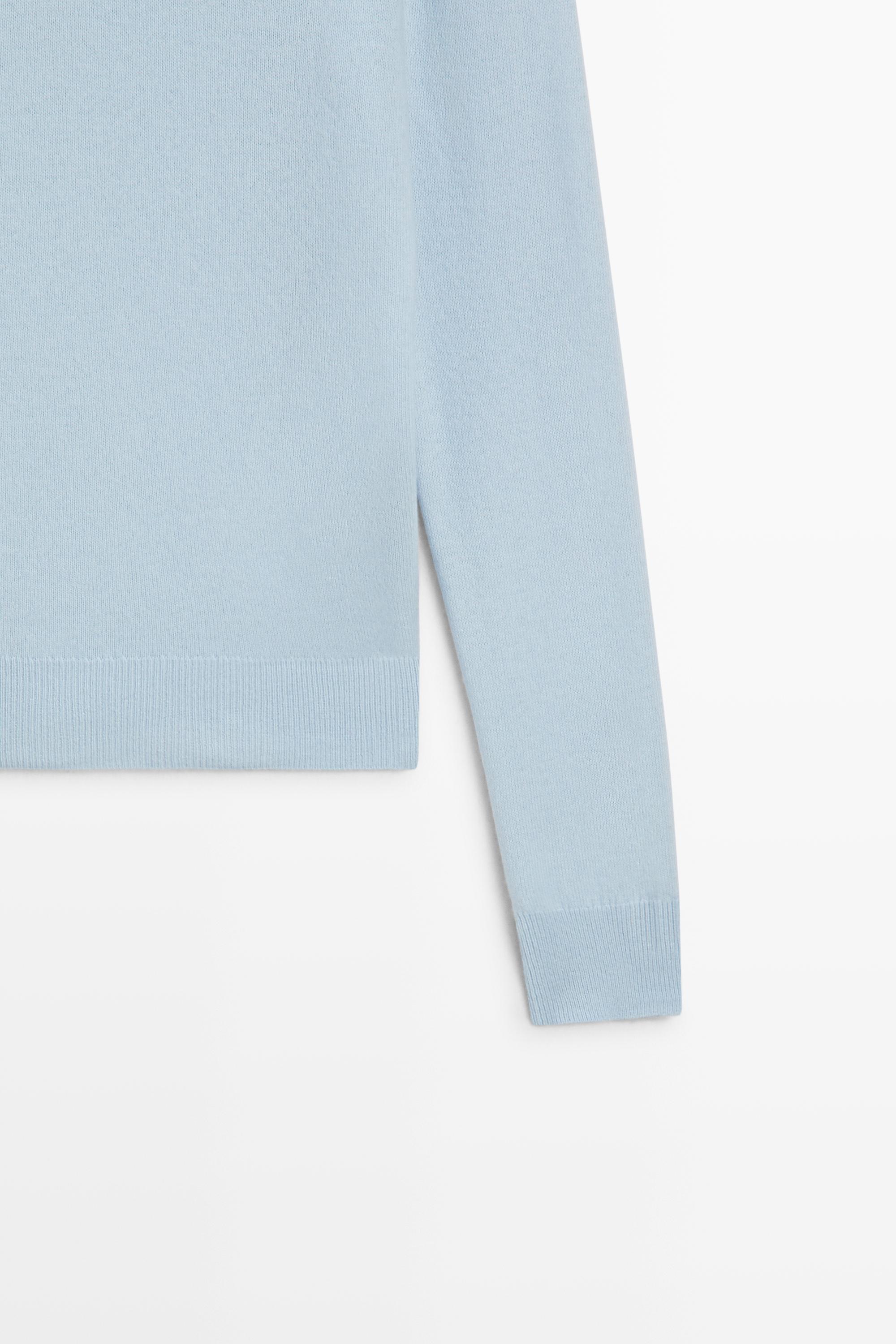 Pull en maille à col roulé mélange de laine