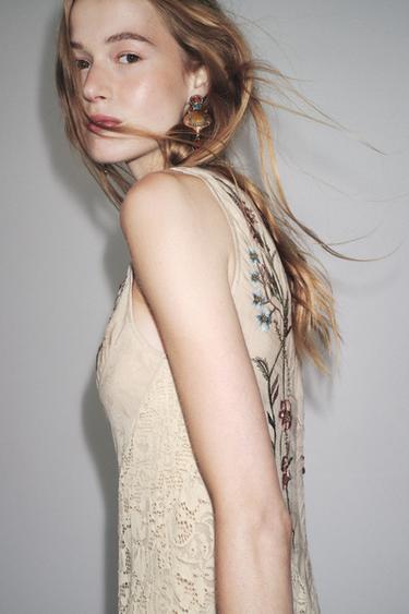 Zara STONE EARRINGS - Gold / Silver