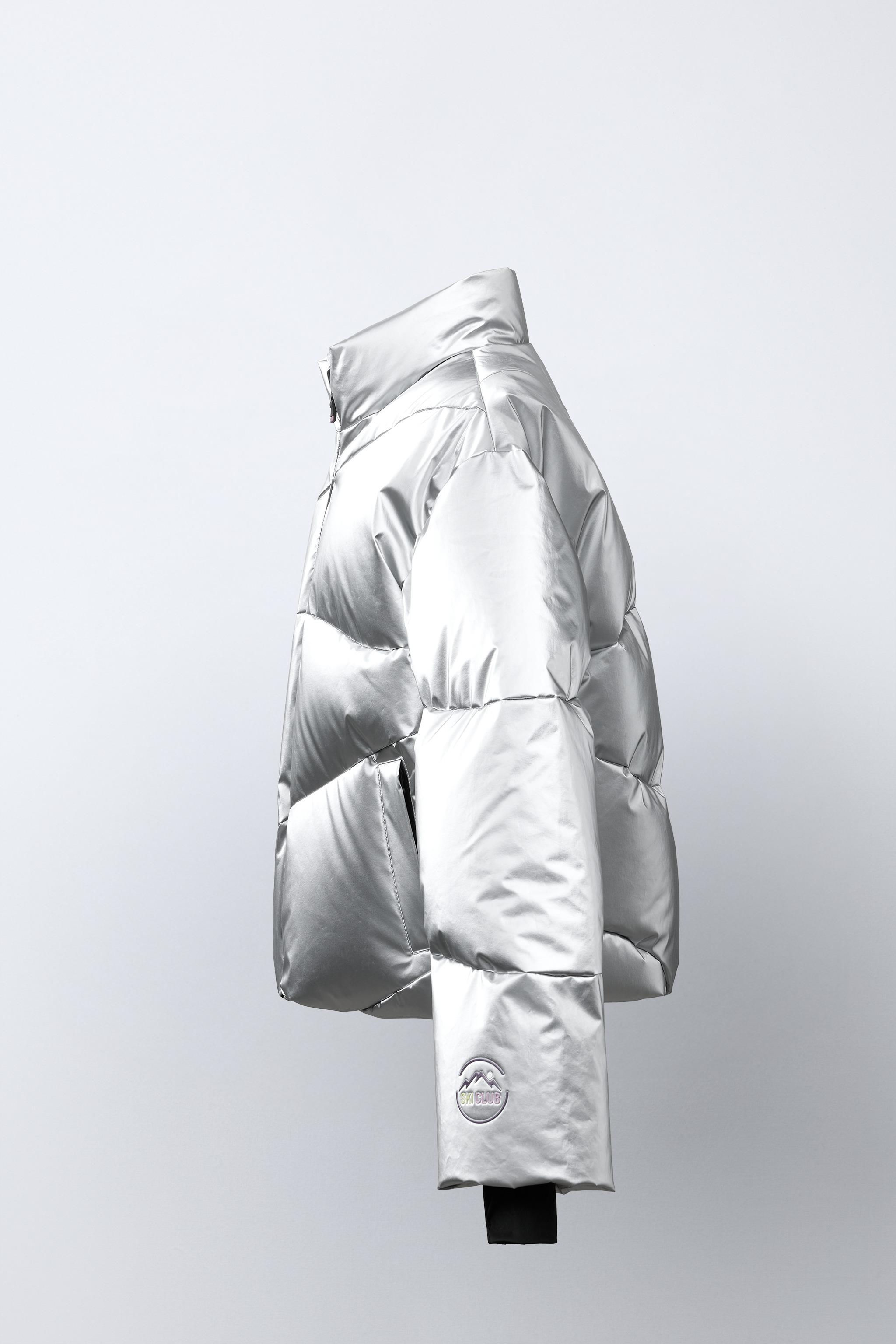 DOUDOUNE 80% DUVET ET 20% PLUME ONDULÉE WATER RESISTANT COUPE-VENT SYSTÈME RECCO® COLLECTION SKI
