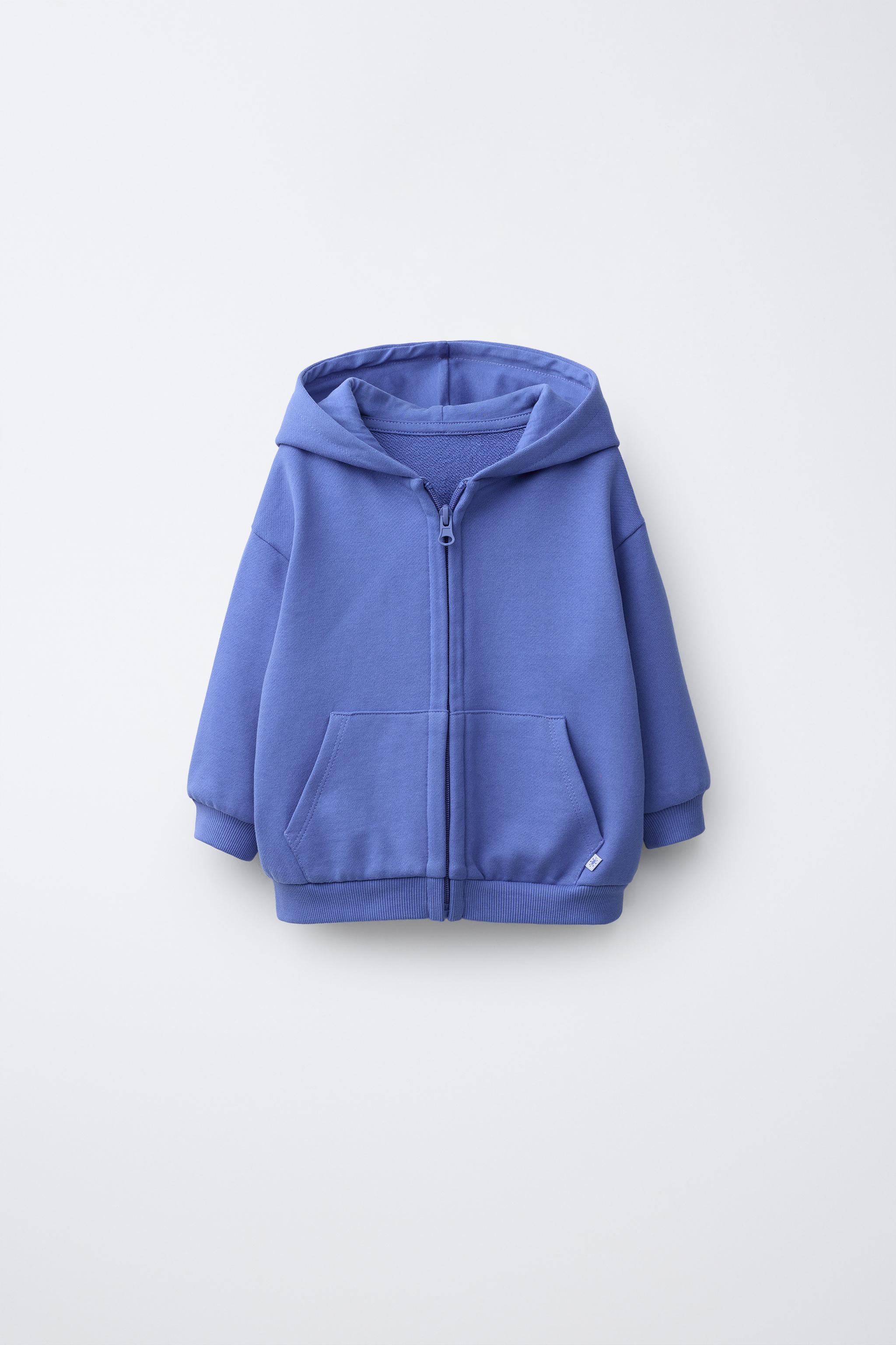 PLAIN ZIP SWEATSHIRT