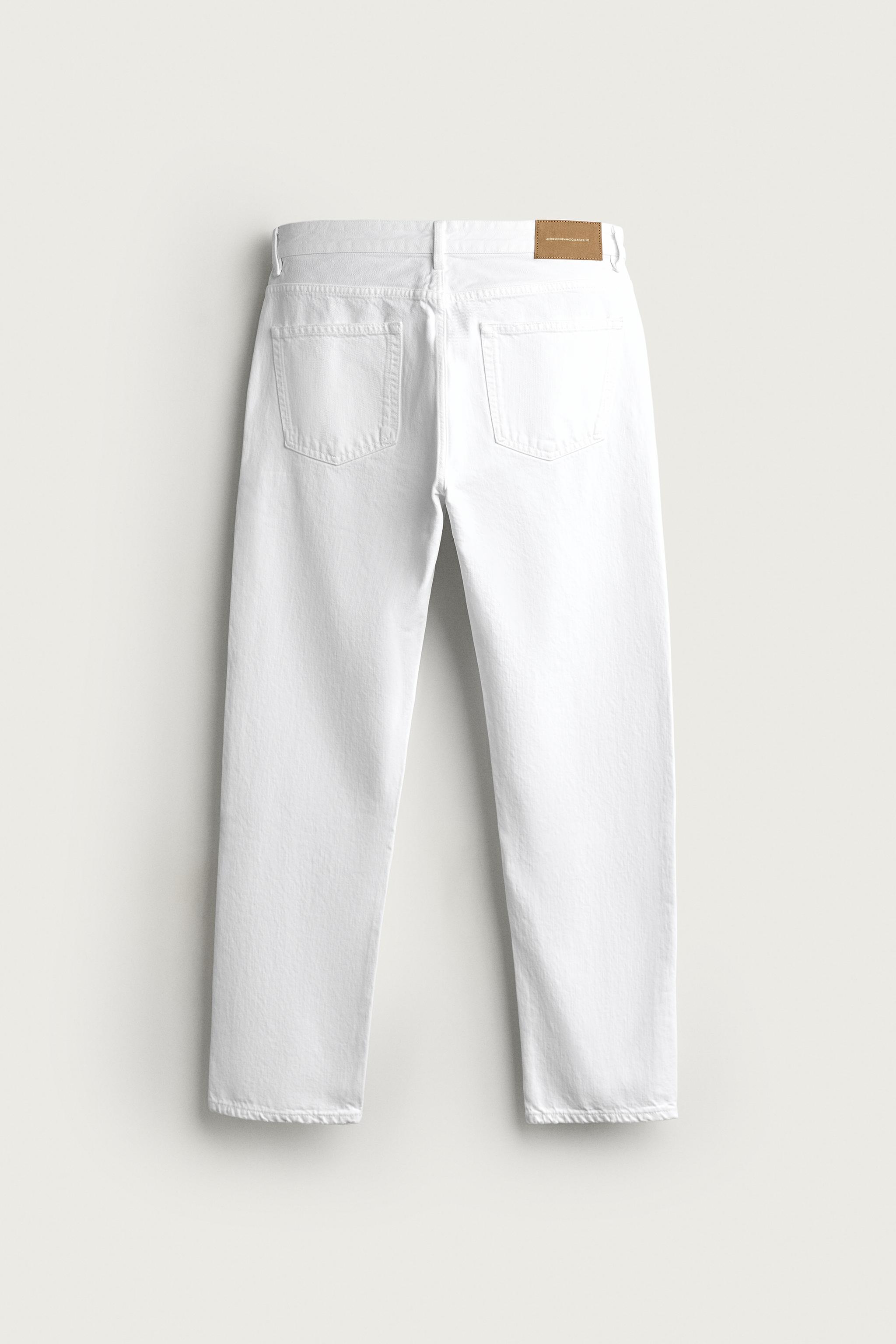 REGULAR FIT JEANS — Oyster-white