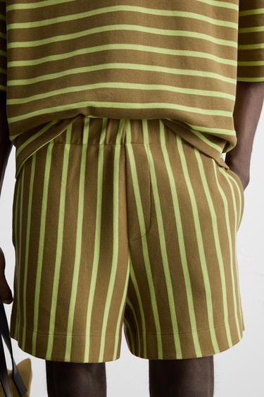 STRIPED BERMUDA SHORTS - Multicoloured by Zara - Image 5